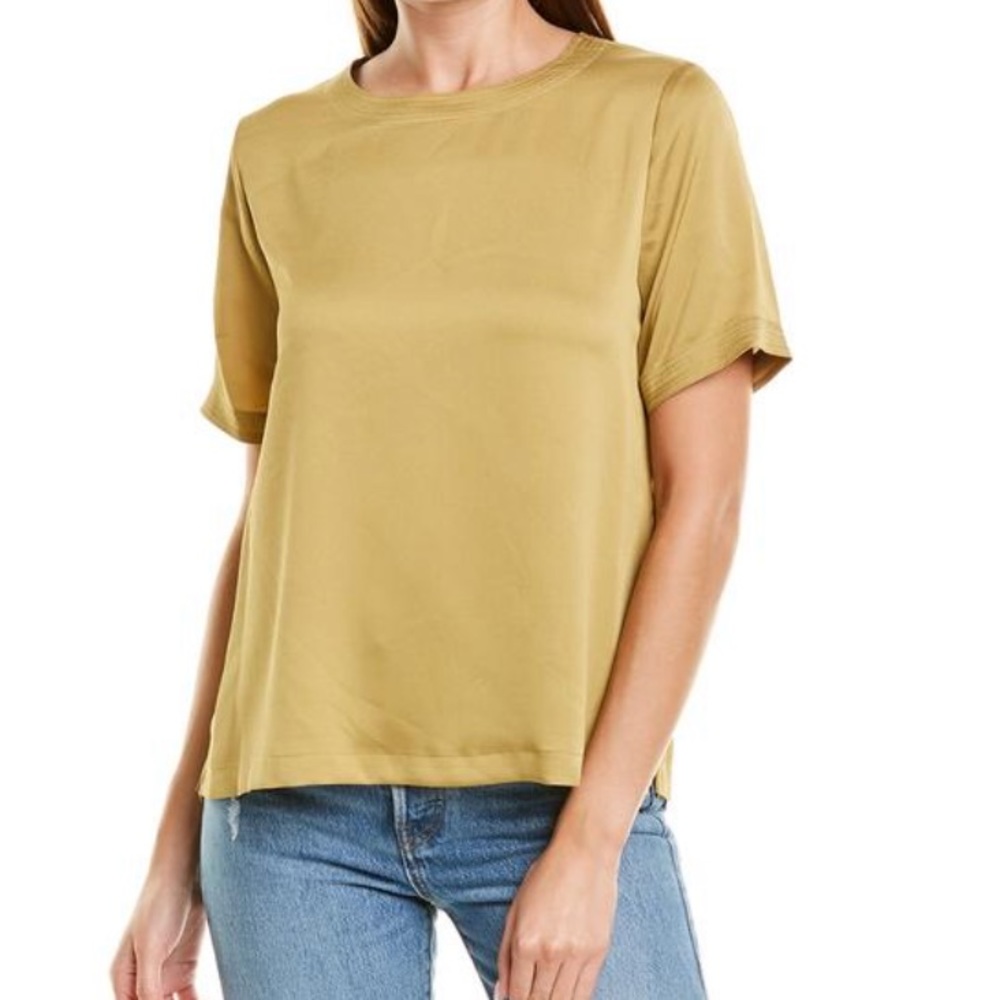 Vince Camuto olive blouse
